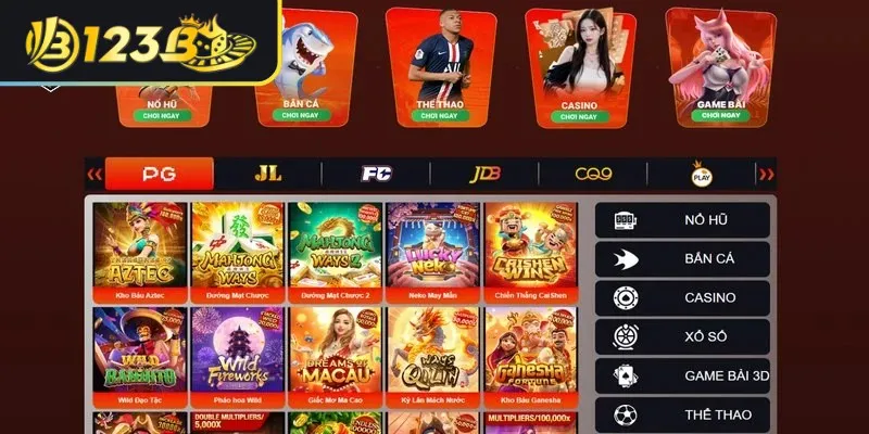 Kho tàng trò chơi ABC8 với nhiều sảnh game chất lượng hàng đầu